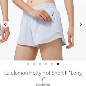 Lululemon Hotty hot shorts LR sz 6